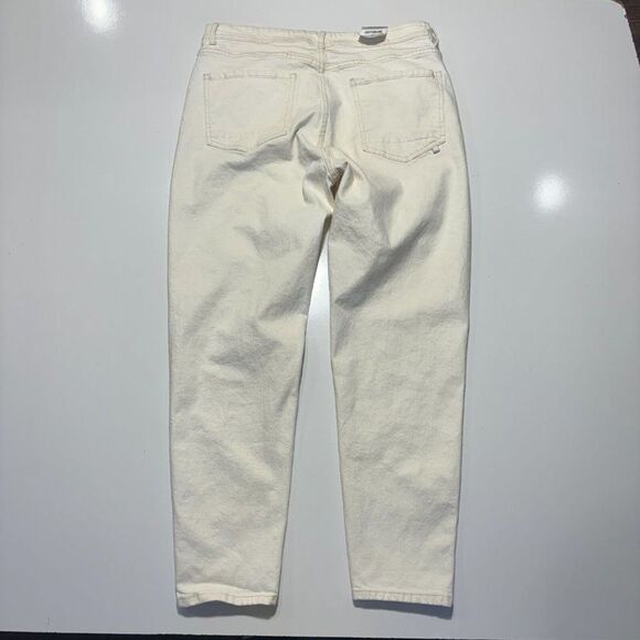 NEW Cotton On Relaxed‎ Tapered Jeans Ivory Sz 36 100% Cotton Women's - Picture 3 of 11